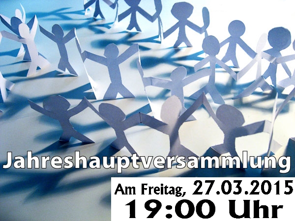 Jahreshauptversammlung 2015
